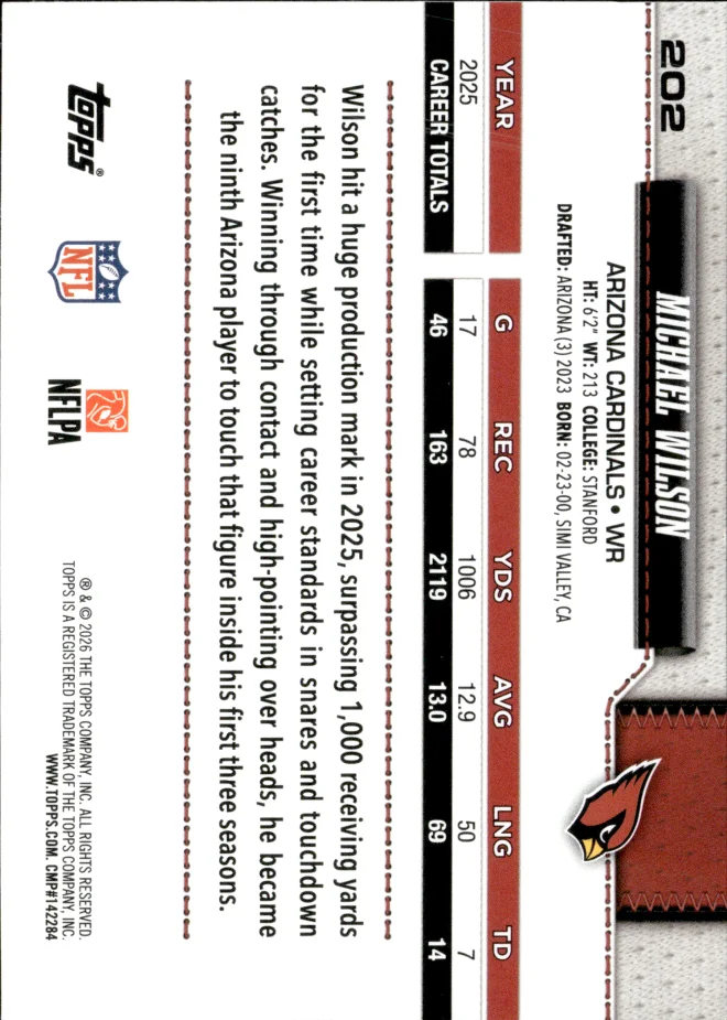 Michael Wilson card back