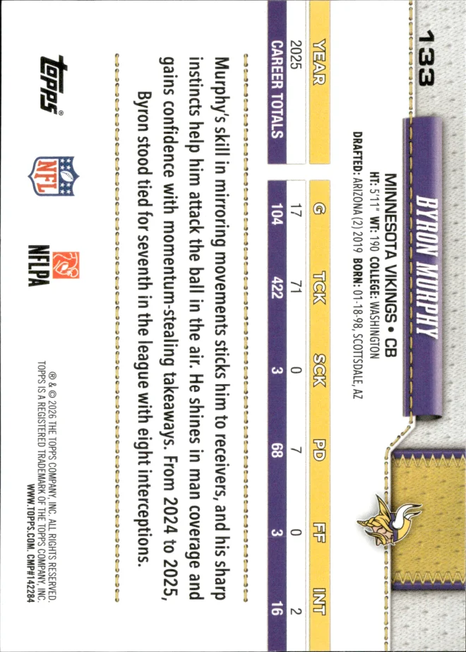 Byron Murphy card back