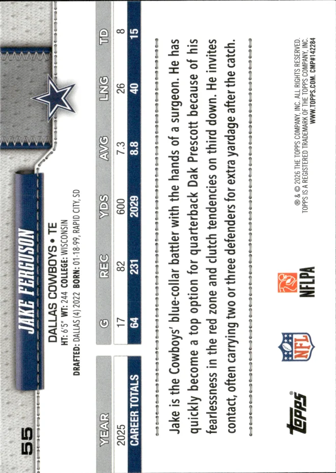 Jake Ferguson card back