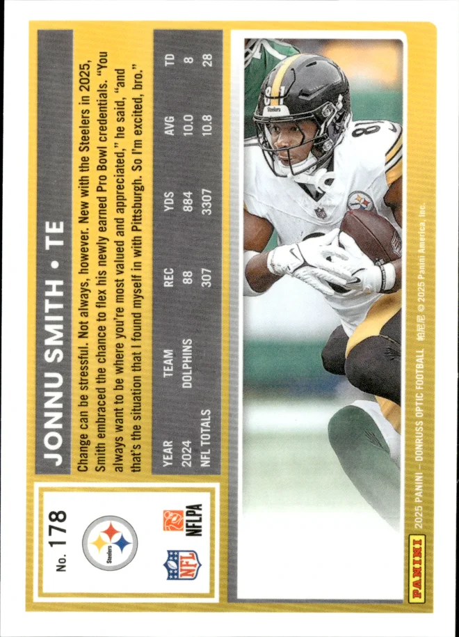 Jonnu Smith card back