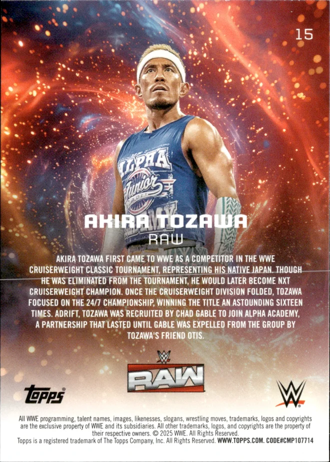 Akira Tozawa card back