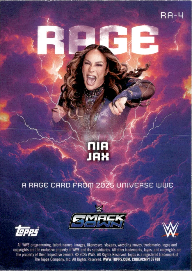 Nia Jax card back