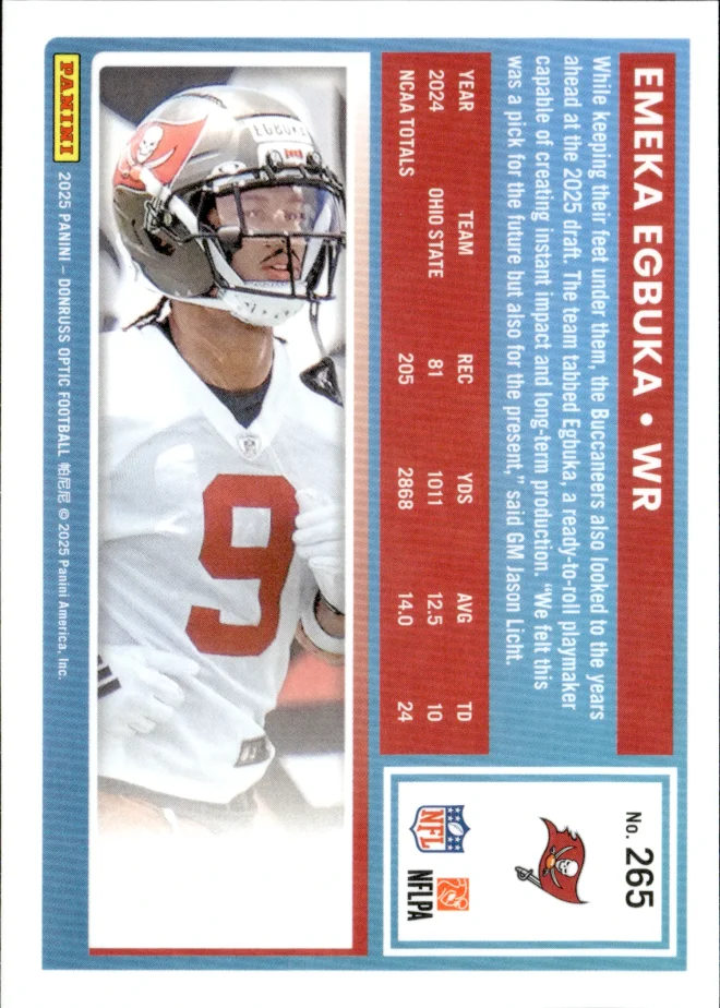 Emeka Egbuka card back