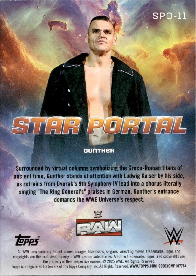 Gunther card back