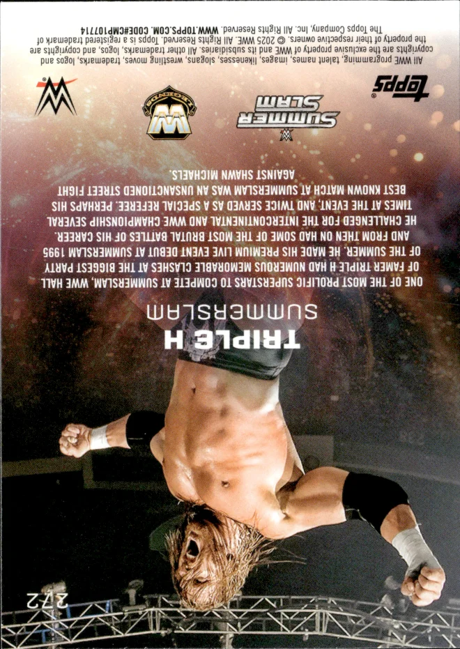 Triple H card back