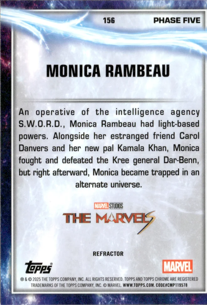 Monica Rambeau card back
