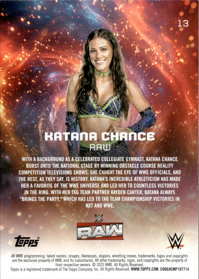 Katana Chance card back