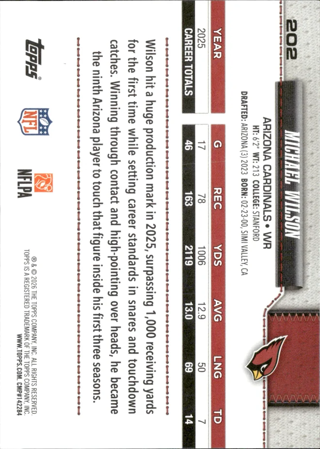Michael Wilson card back