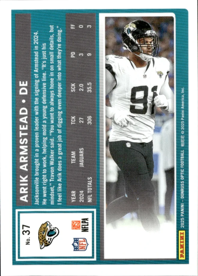 Arik Armstead card back