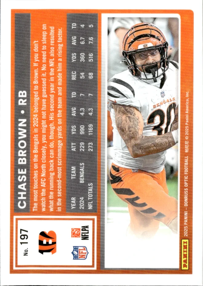 Chase Brown card back
