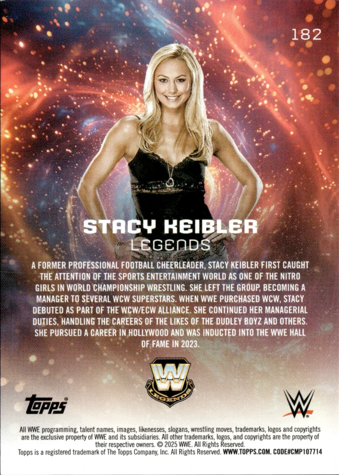 Stacy Keibler card back