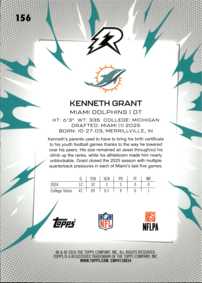 Kenneth Grant card back