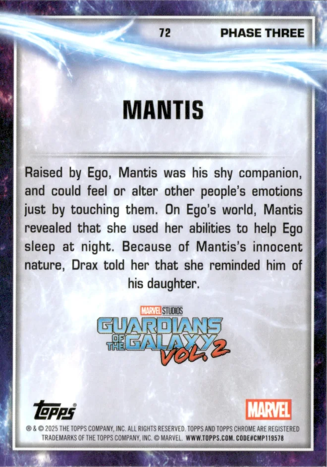 Mantis card back