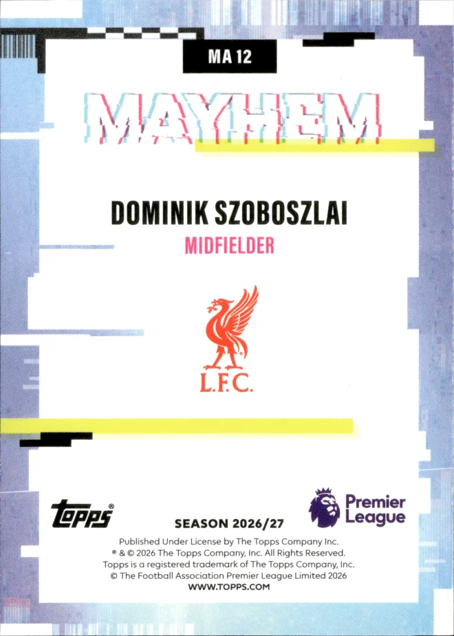 Dominik Szoboszlai card back