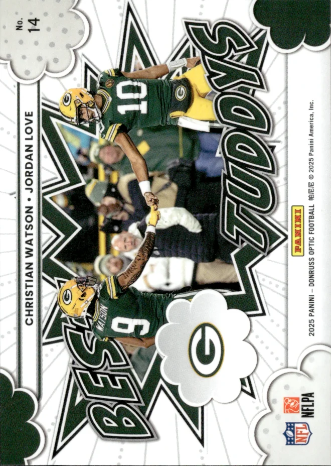 Christian Watson / Jordan Love card back