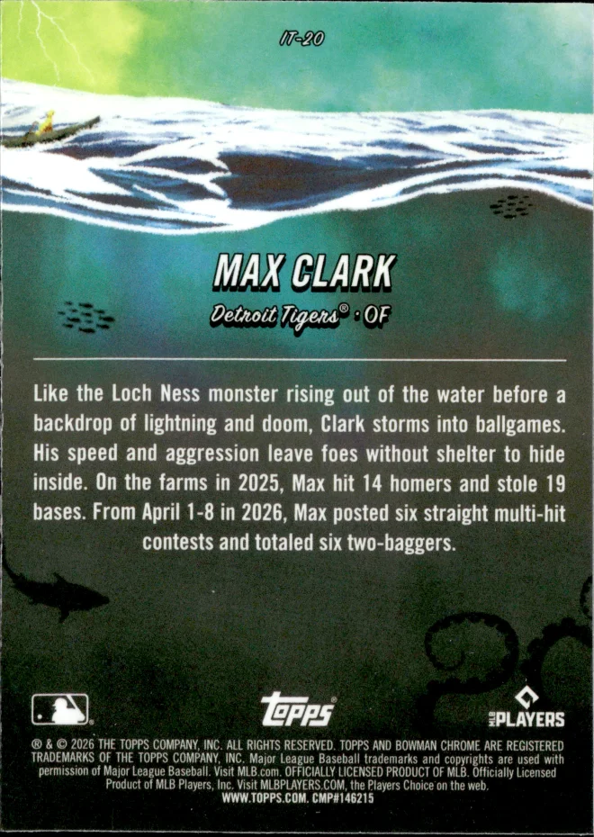 Max Clark card back