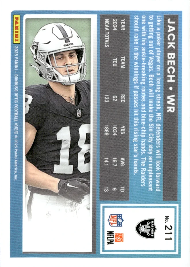 Jack Bech card back