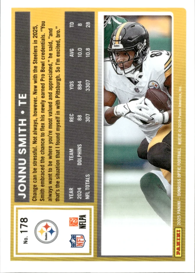 Jonnu Smith card back