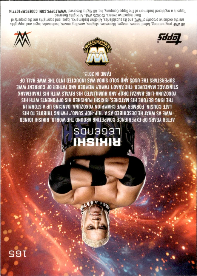 Rikishi card back
