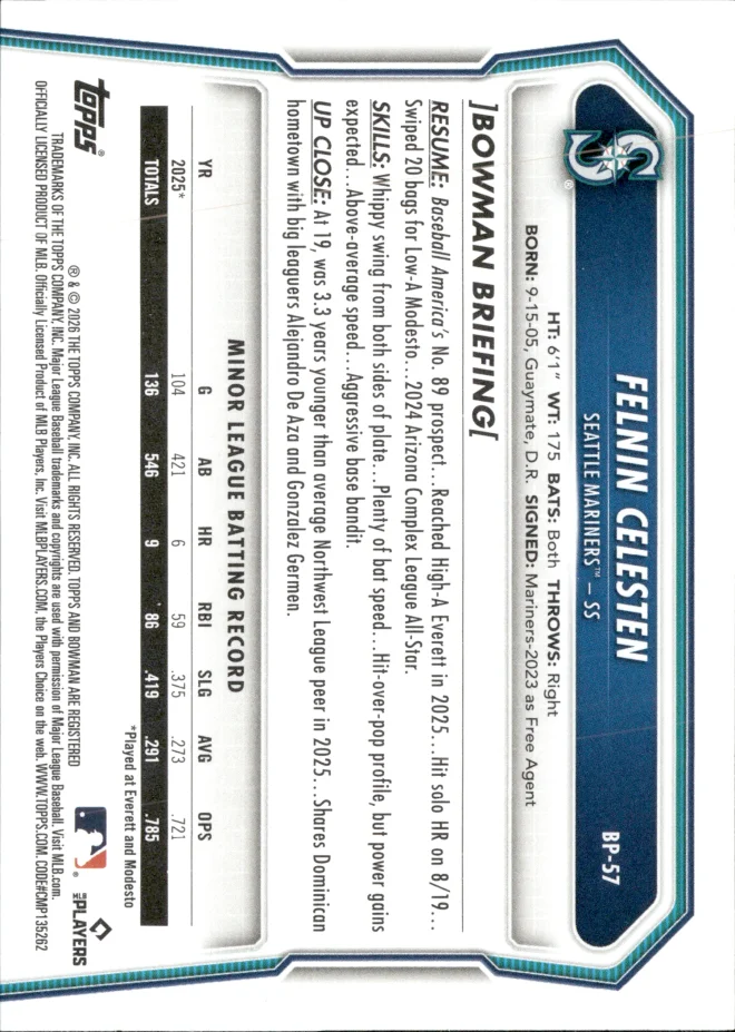Felnin Celesten card back