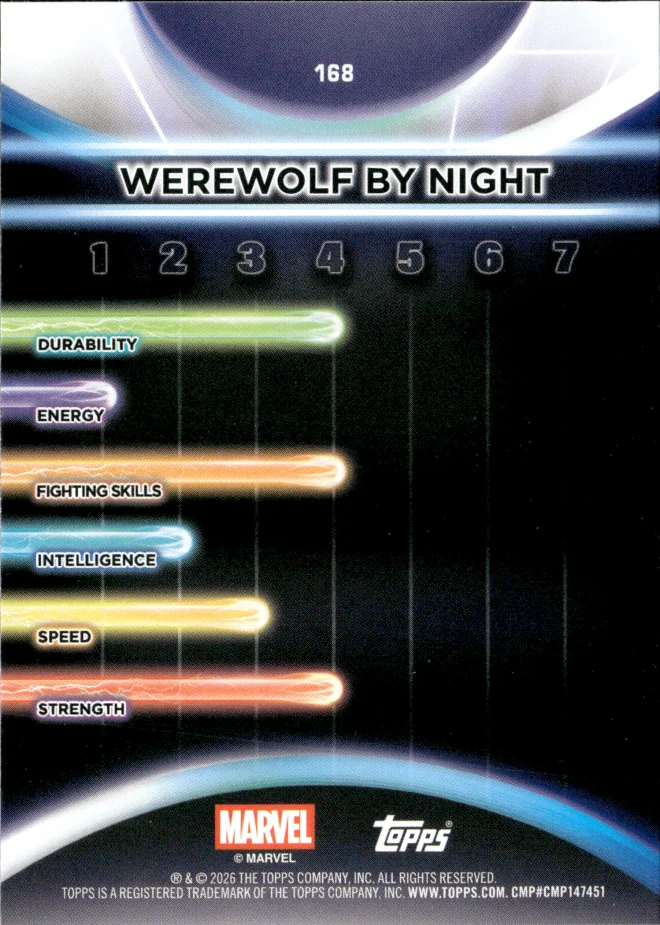 Werewolf by Night card back