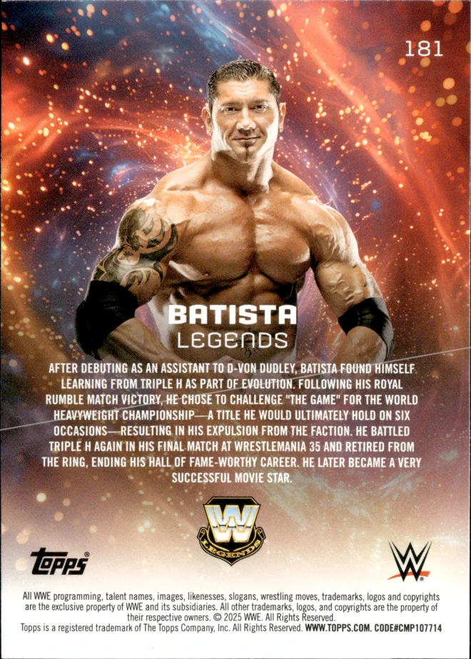 Batista card back