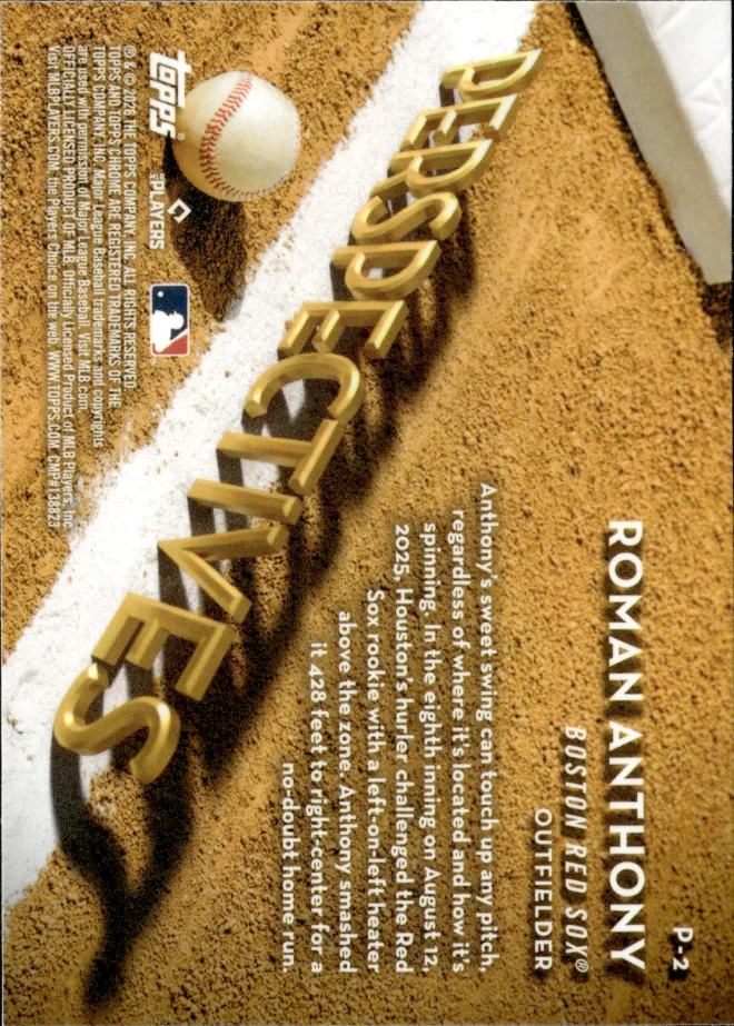 Roman Anthony card back