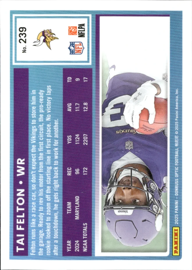 Tai Felton card back