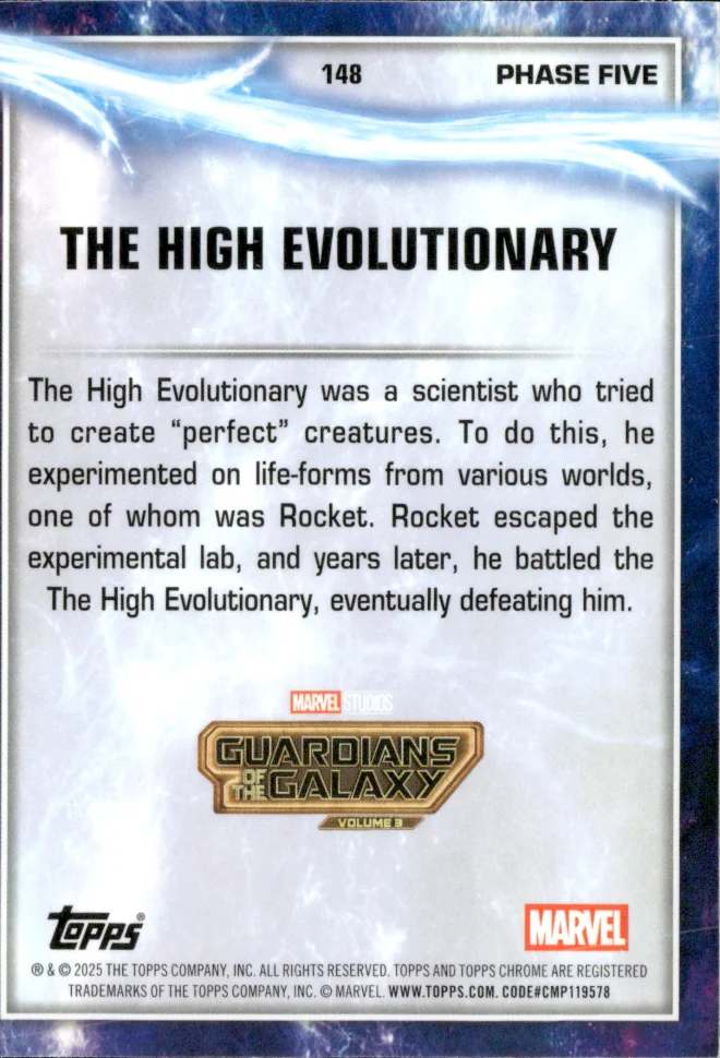 The High Evolutionary card back