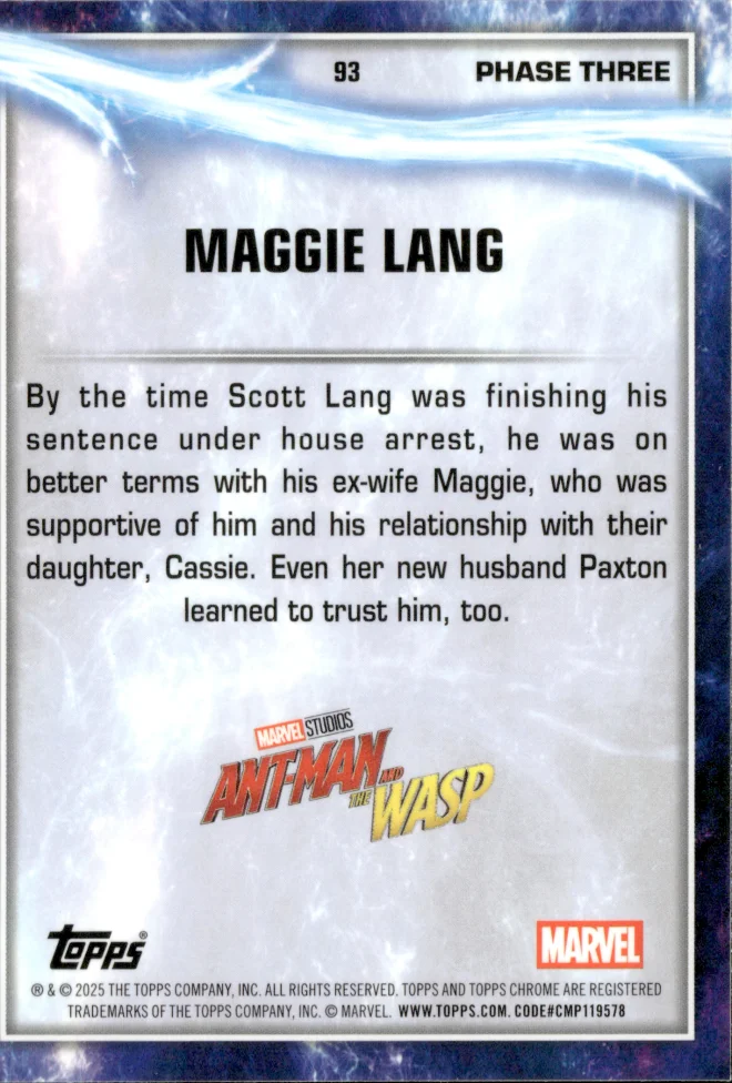 Maggie Lang card back