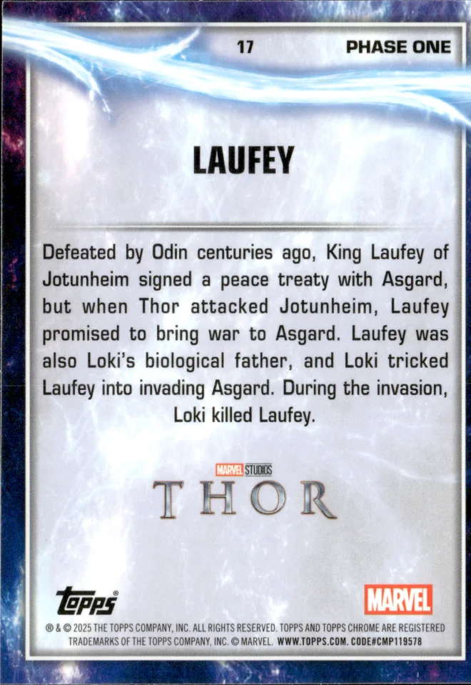Laufey card back