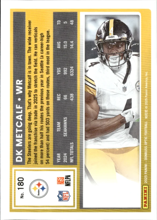 DK Metcalf card back