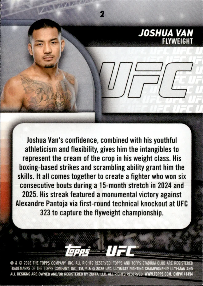 Joshua Van card back