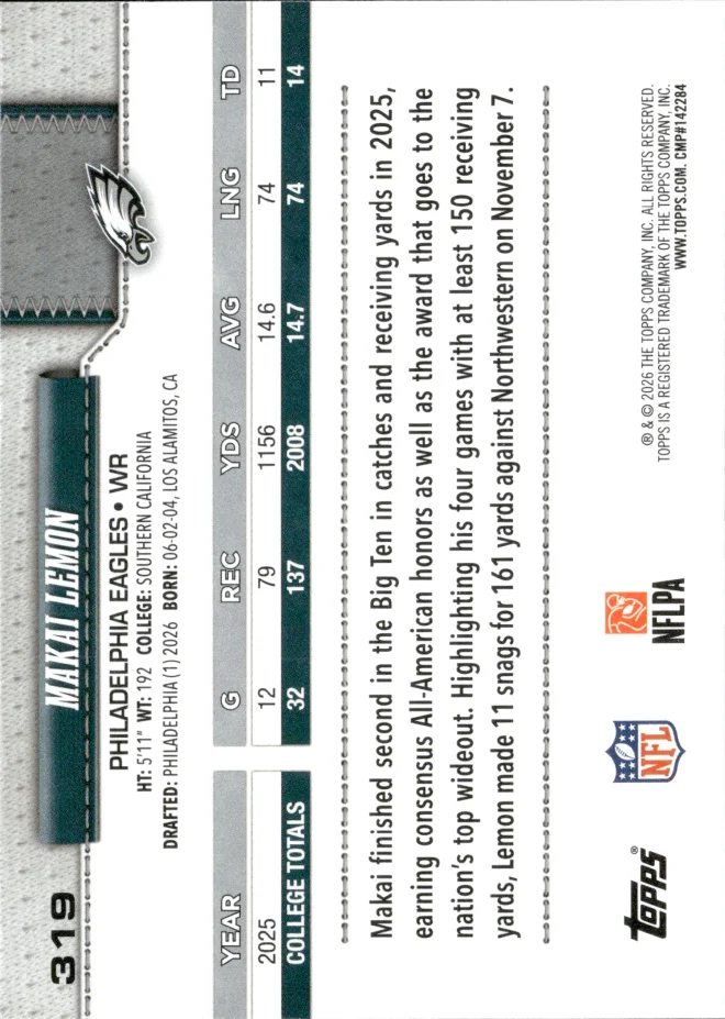 Makai Lemon card back