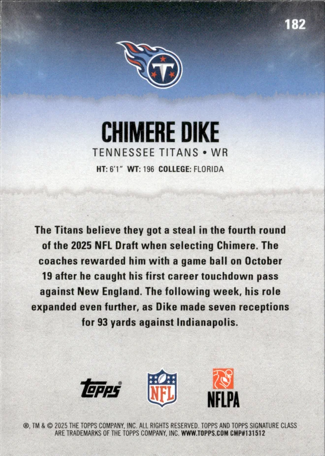 Chimere Dike card back