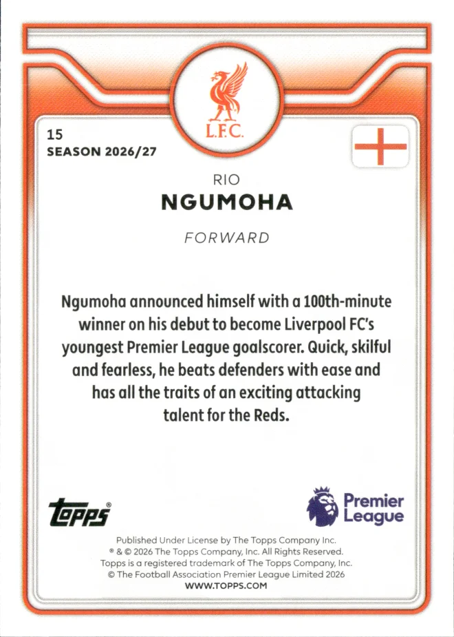 Rio Ngumoha card back