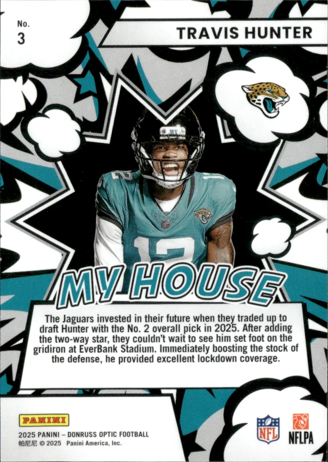 Travis Hunter card back