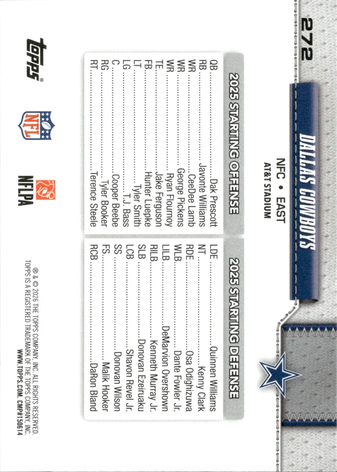 Card 3 card back