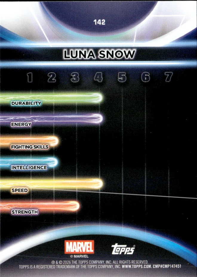 Luna Snow card back