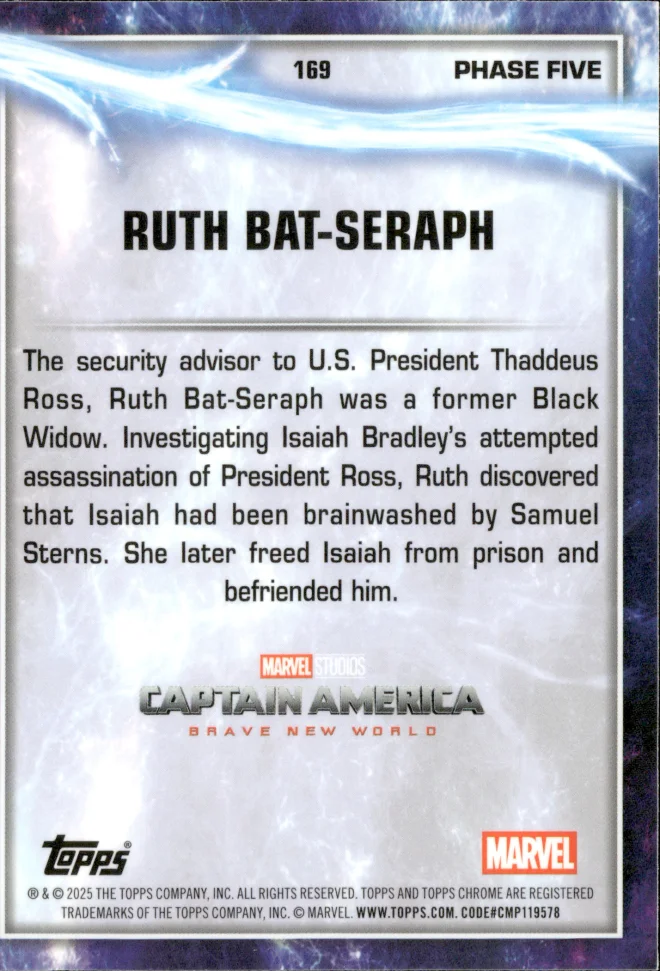 Ruth Bat-Seraph card back