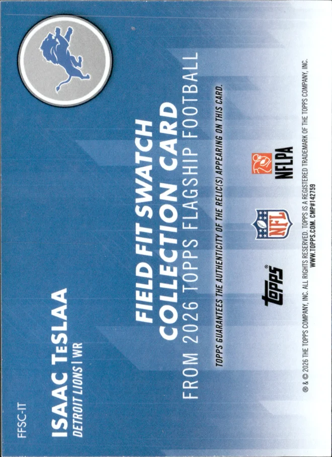Isaac TeSlaa card back