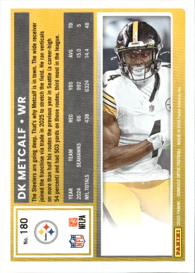 DK Metcalf card back