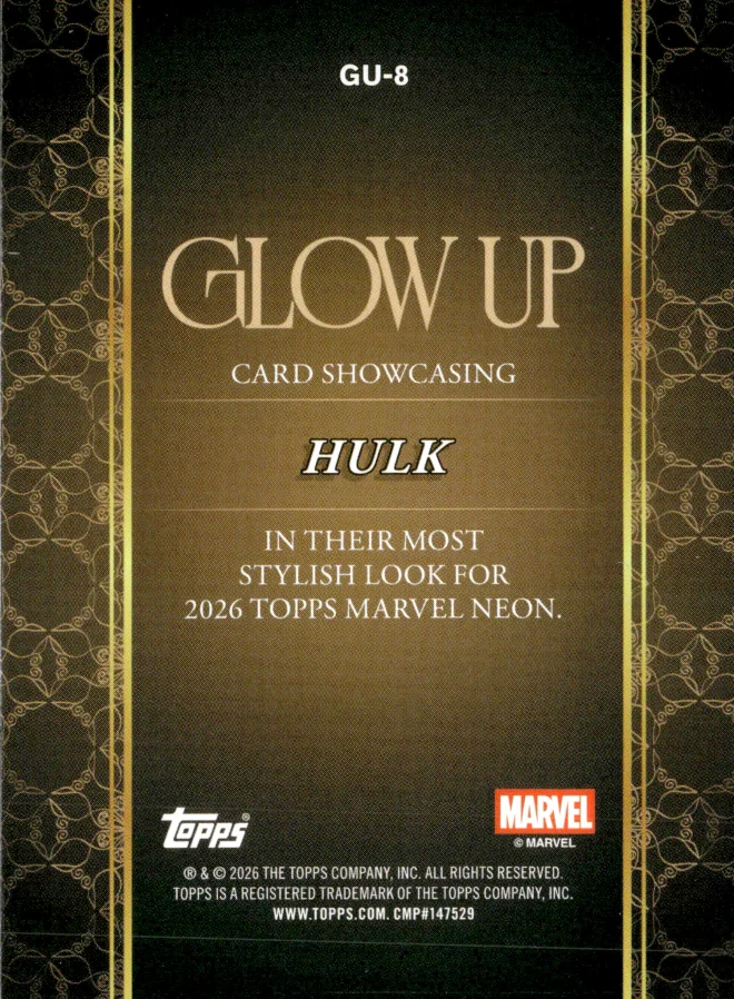 Hulk card back