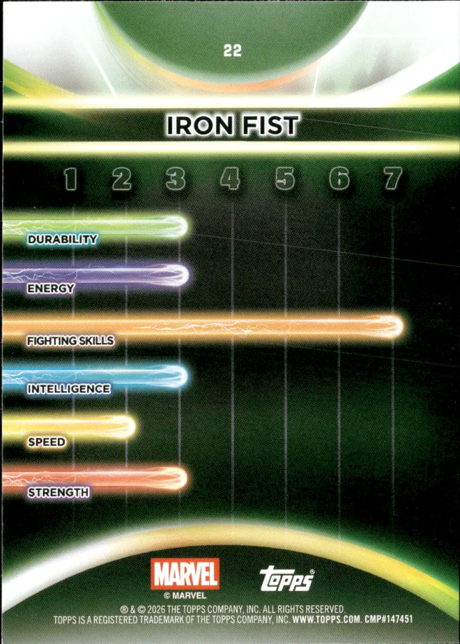 Iron Fist card back