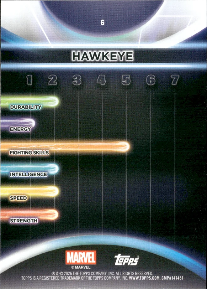 Hawkeye card back