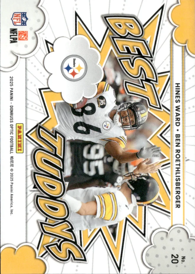 Hines Ward / Ben Roethlisberger card back