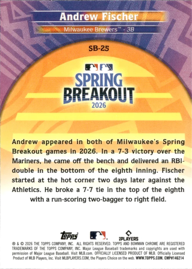 Andrew Fischer card back