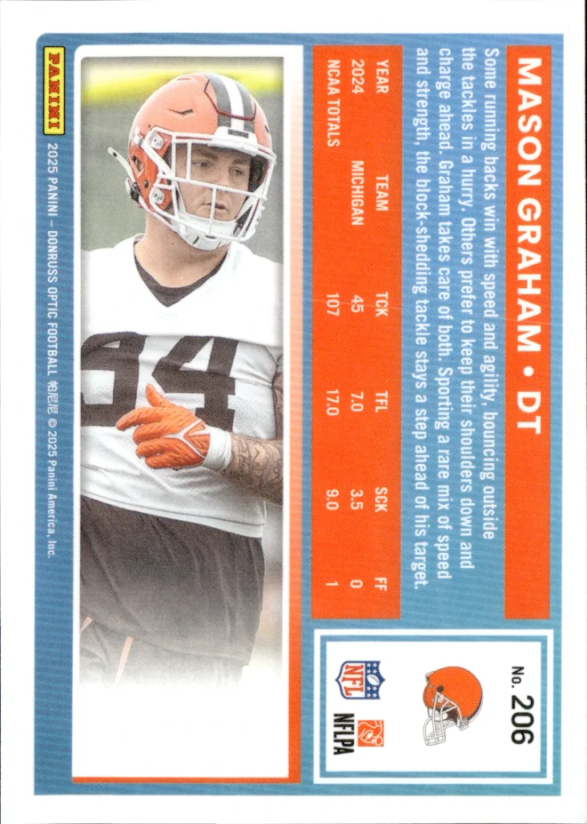 Mason Graham card back