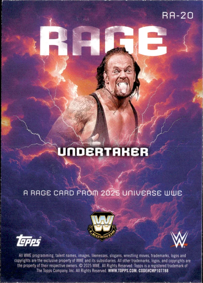 Undertaker card back