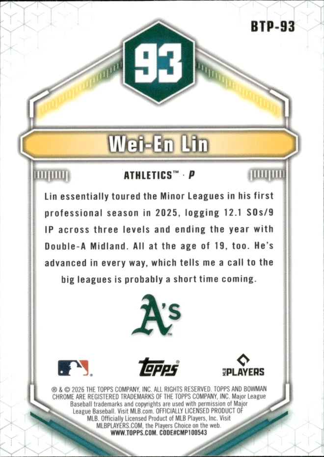 Wei-En Lin card back